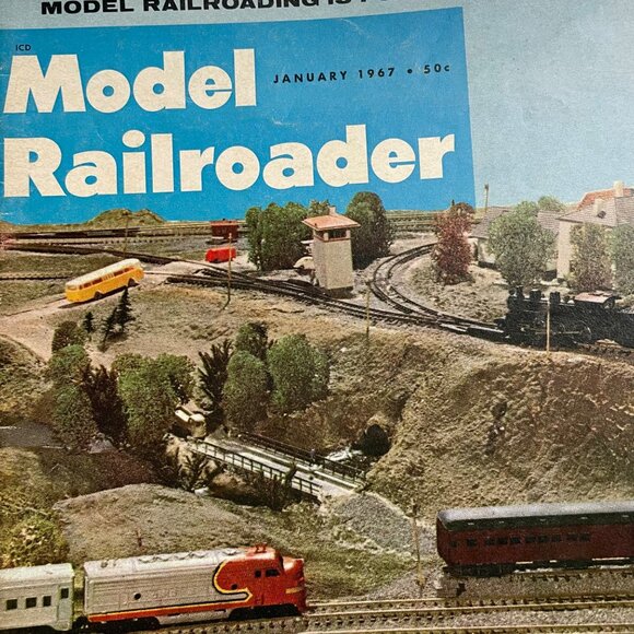 Model Railroader Magazine Back Issue  u Jan 1967 Vol 34 No 1 Detailing Signal Sy - Picture 2 of 9